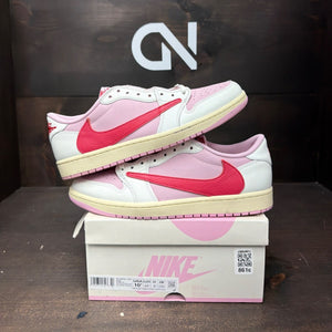 Jordan 1 Retro Low OG SP Travis Scott Sail Tropical Pink - Image 1