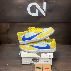 Jordan 1 Retro Low OG SP Travis Scott Canary (Women's) - Image 1