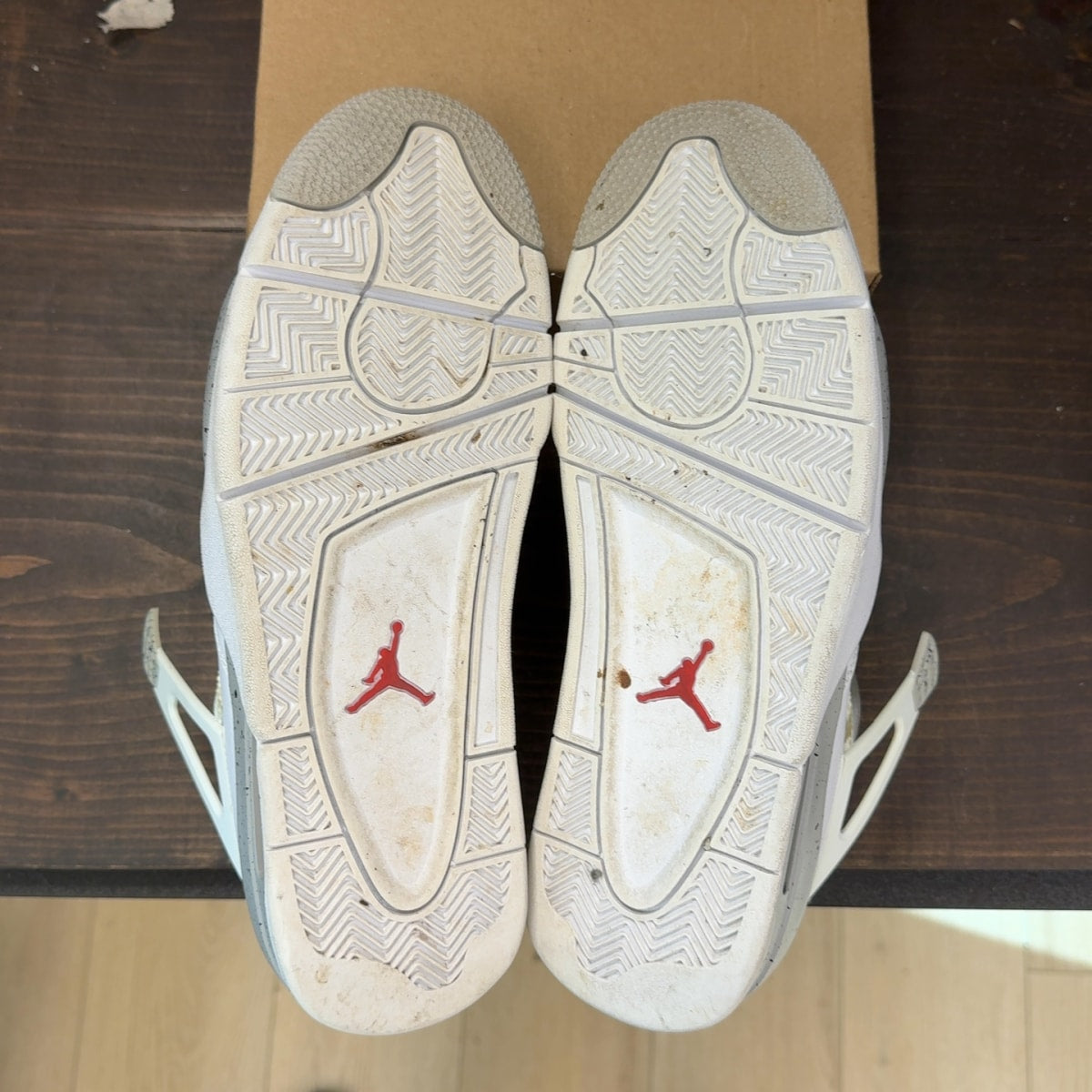 Jordan 4 Retro White Oreo (2021) Size 10.5 (Pre-Owned) - Image 8
