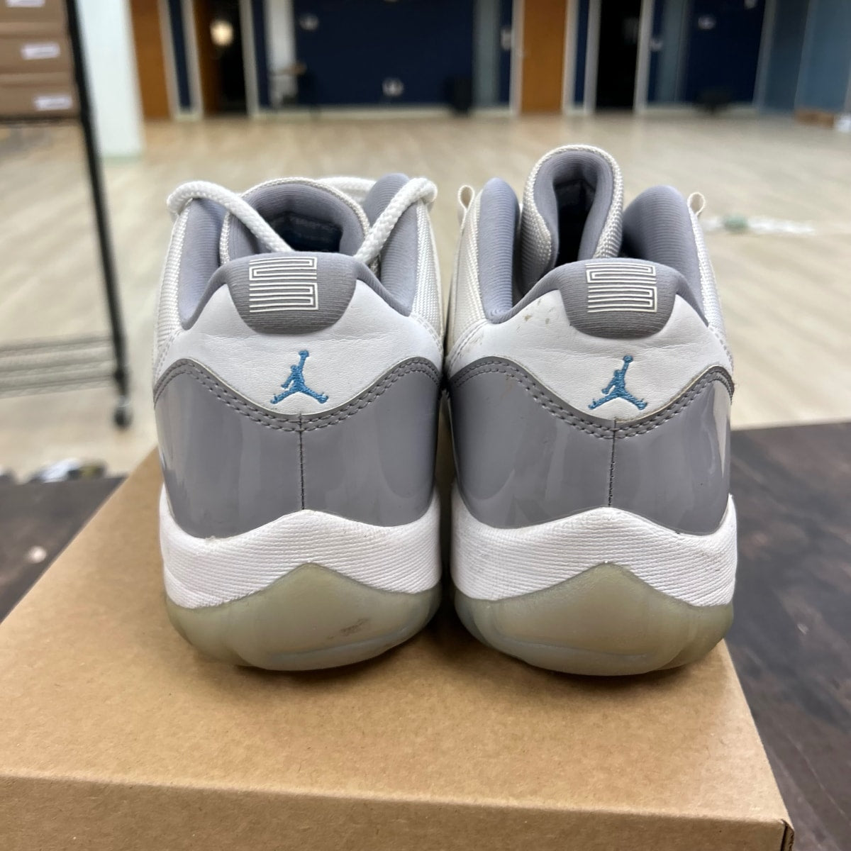 Jordan 11 Retro Low Cement Grey Size 11 (Pre-Owned) - Image 4
