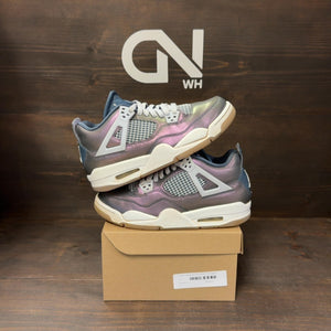 Jordan 4 Retro Monsoon Blue (GS) Size 7Y (Pre-Owned) - Image 1