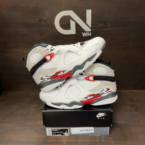 Jordan 8 Retro White True Red (2025) Size 11.5 (Pre-Owned) - front