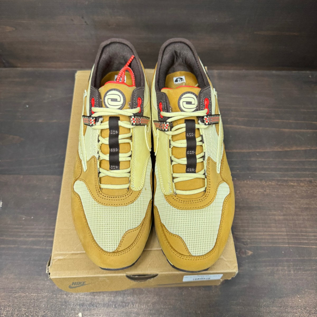 Nike Air Max 1 Travis Scott Cactus Jack Wheat Lemon Drop - Image 3
