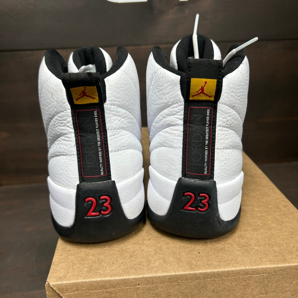 Jordan 12 Retro Taxi (2025) Size 10.5 (Pre-Owned) - Image 5