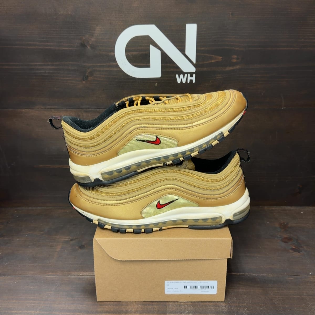 Nike Air Max 97 Metallic Gold (2017/2018) Size 13 (Pre-Owned) - front