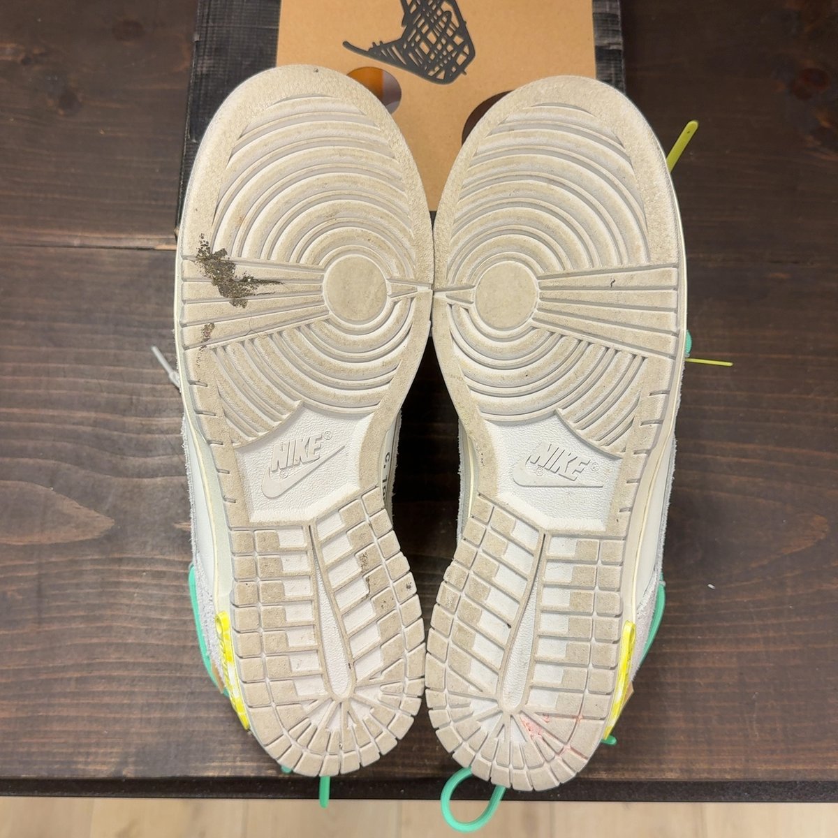 Nike Dunk Low Off-White Lot 14 Size 9 (Pre-Owned) - aux
