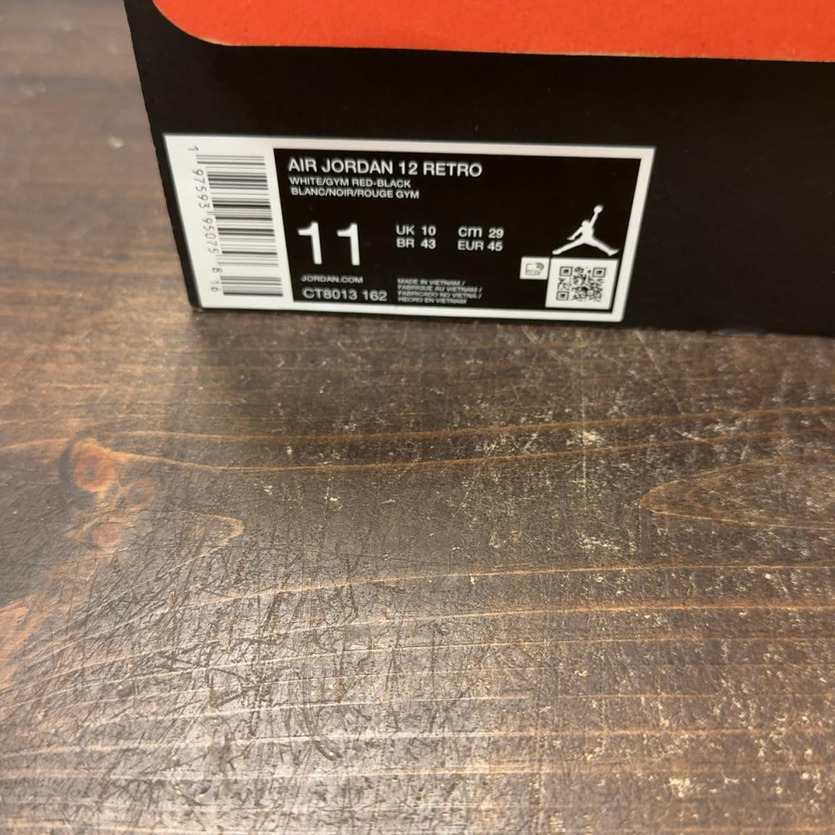 Jordan 12 Retro Taxi Flip Size 11 (Pre-Owned) - aux