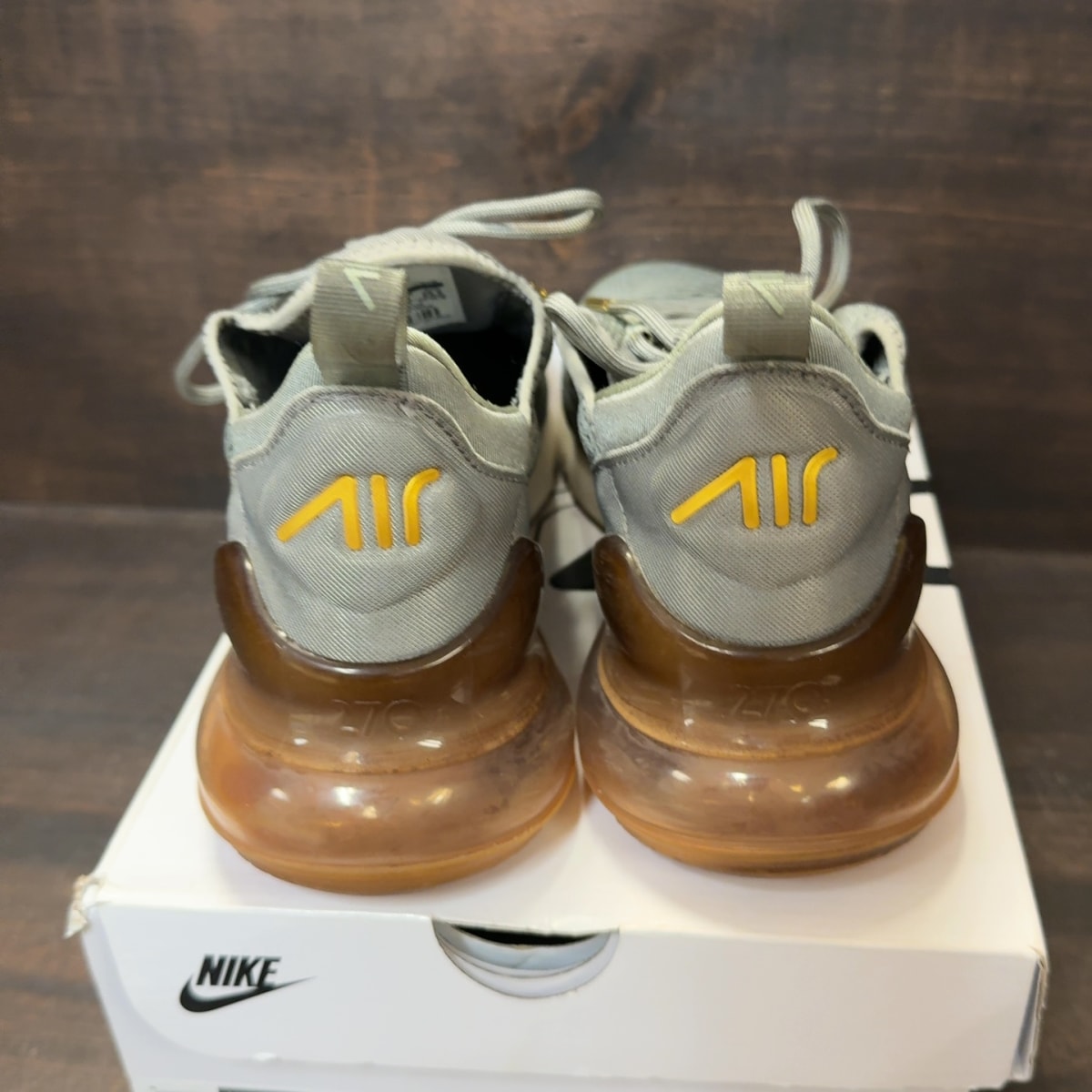 Nike Air Max 270 Dark Stucco Metallic Gold (Women's) - Image 4