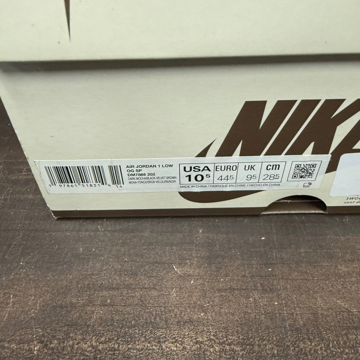 Jordan 1 Retro Low OG SP Travis Scott Velvet Brown - Image 7