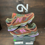 New Balance 9060 Rich Oak Burgundy - Image 1