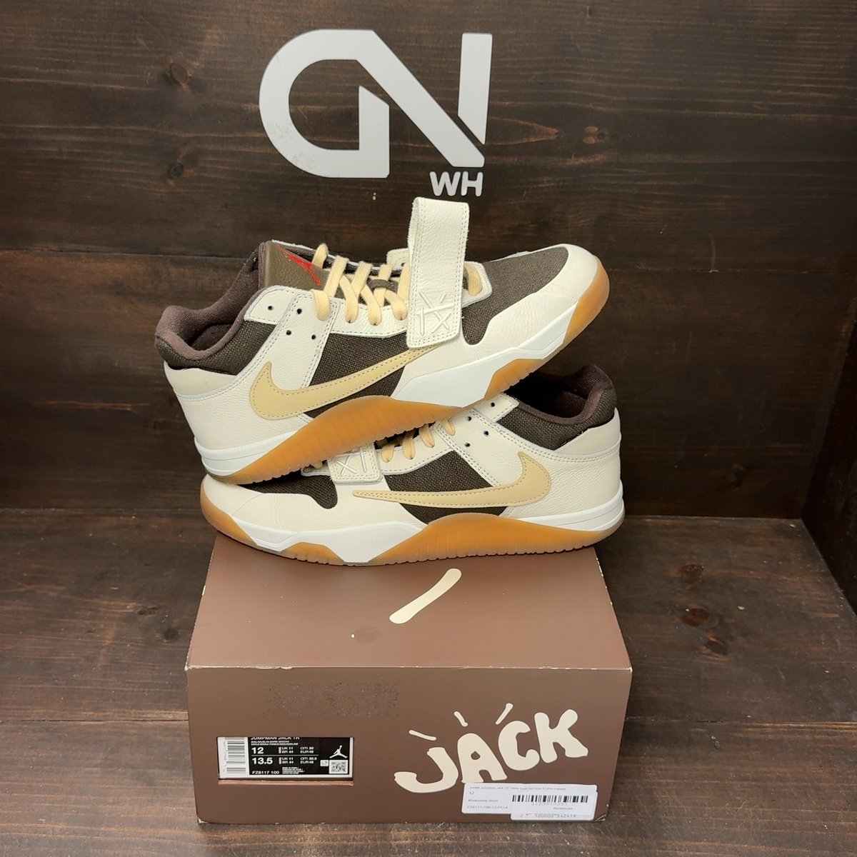 Jordan Jumpman Jack TR Travis Scott Sail Size 12 (Pre-Owned) - front