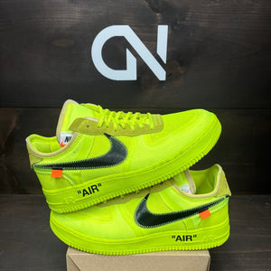 Nike Air Force 1 Low Off-White Volt Size 11 (Pre-Owned) - Image 1