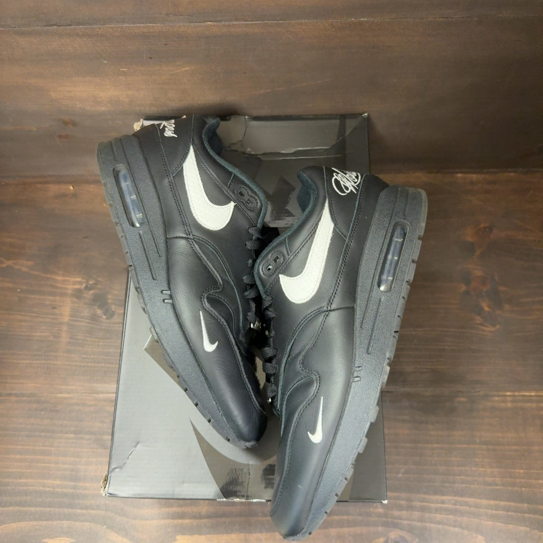 Nike Air Max 1 '87 SP Supreme Black White Size 12 (Pre-Owned)