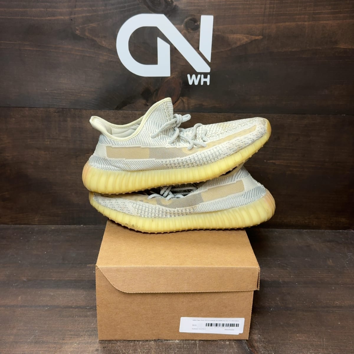 adidas Yeezy Boost 350 V2 Lundmark (Non Reflective) Size 10.5 (Pre-Owned) - front