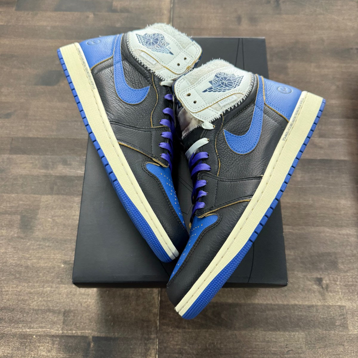 Jordan 1 Retro High OG SP Fragment x Union LA Sport Royal - Image 1
