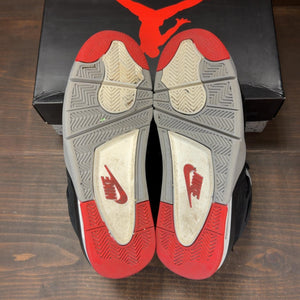 Jordan 4 Retro Bred (2019) Size 9.5 (Pre-Owned) - aux