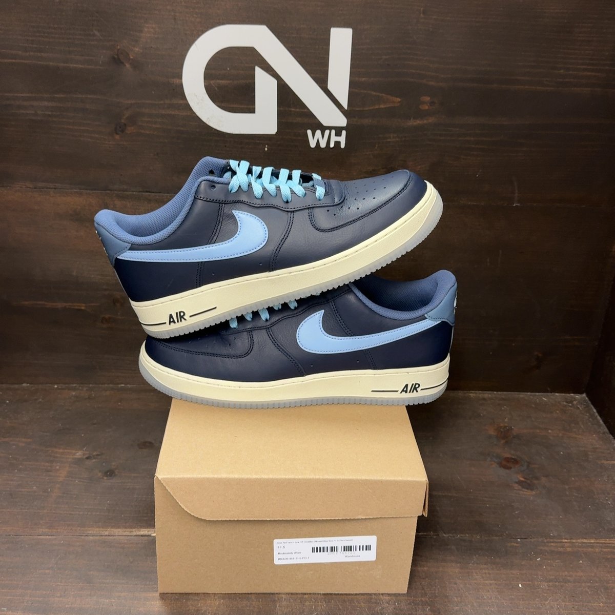 Nike Air Force 1 Low '07 Obsidian Diffused Blue Size 11.5 (Pre-Owned) - Image 1