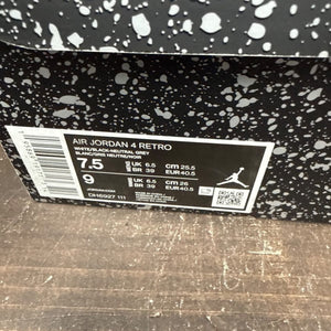 Jordan 4 Retro Military Black Size 7.5 (Pre-Owned) - aux