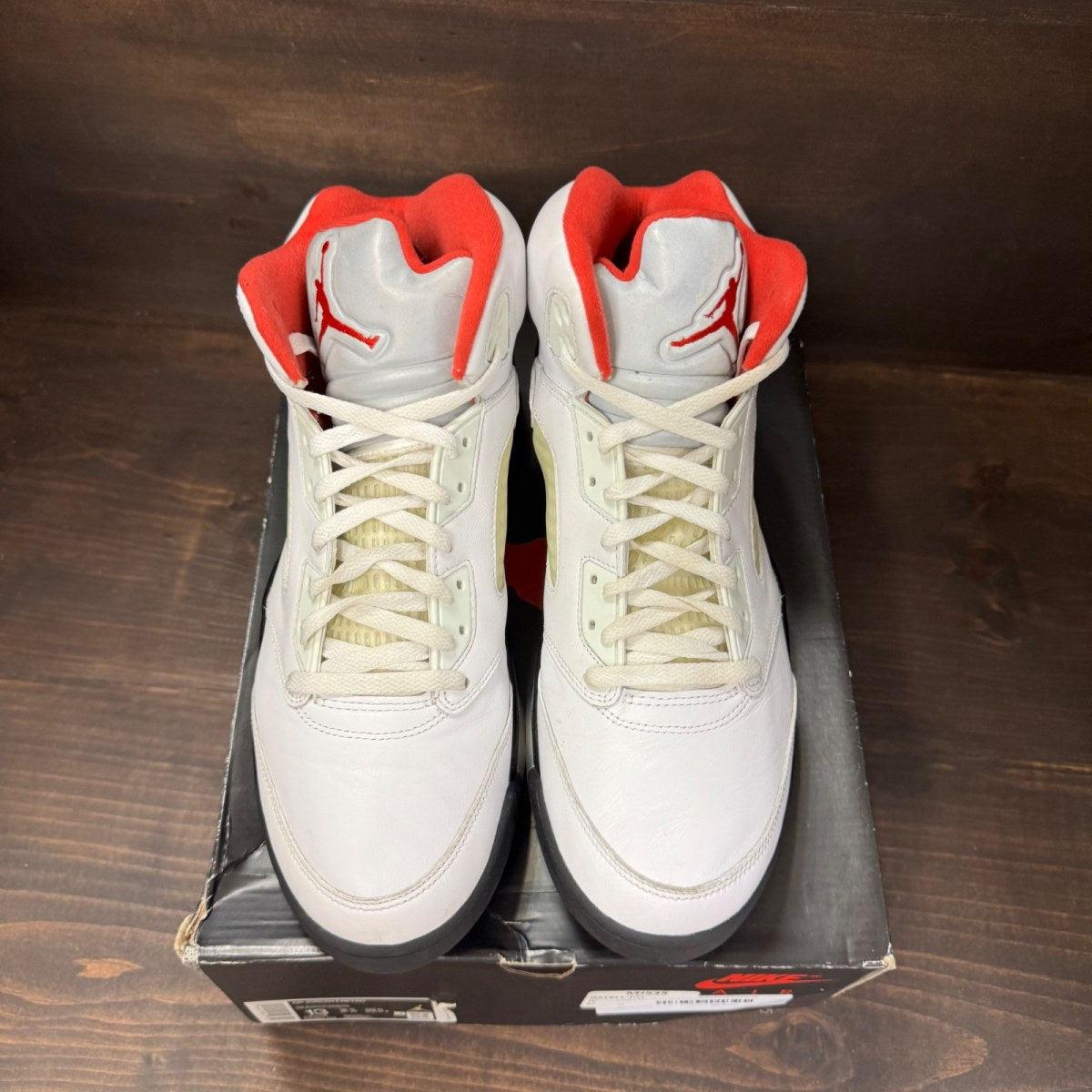 Jordan 5 Retro Fire Red Silver Tongue (2020) - Image 3