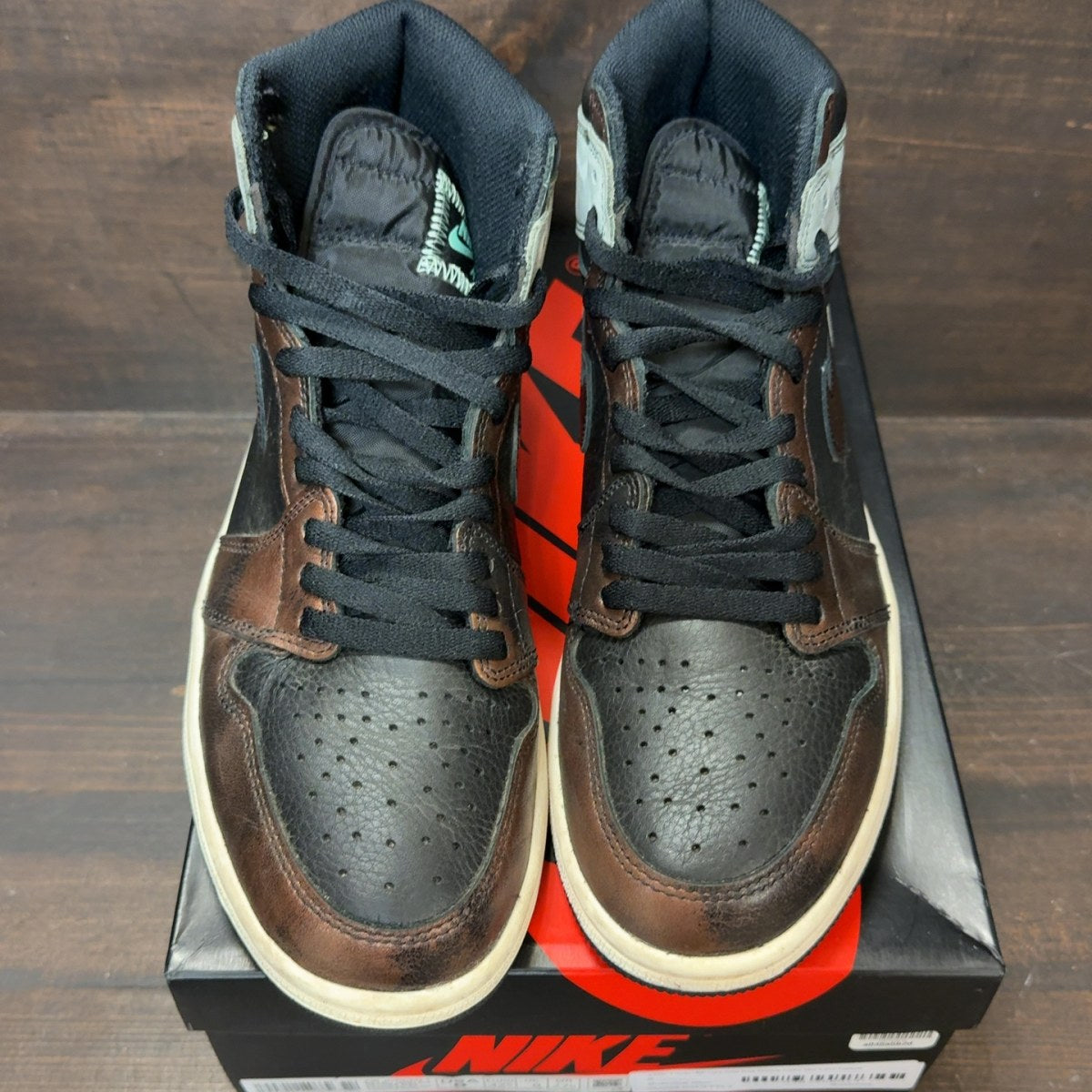 Jordan 1 Retro High Light Army Rust Shadow Patina - Image 3