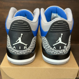 Jordan 3 Retro Varsity Royal Cement Size 11 (Pre-Owned) - Image 5