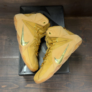 Nike LeBron 12 EXT Wheat Size 9 (Pre-Owned) - back