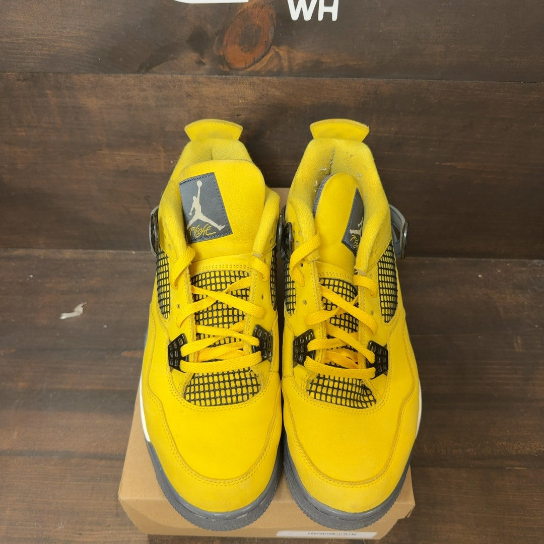 Jordan 4 Retro Lightning (2021) Size 12 (Pre-Owned) - Image 3