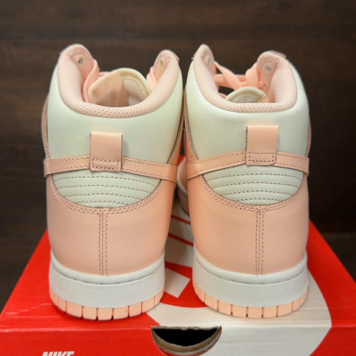 Nike Dunk High Sail Crimson Tint (Women's) Size 8.5W - Image 5