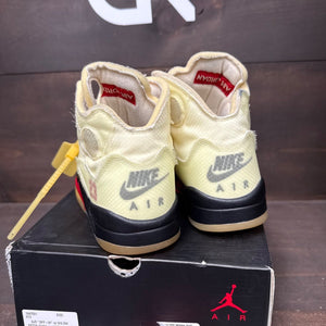 Jordan 5 Retro Off-White Sail Size 8 (Pre-Owned) - sole