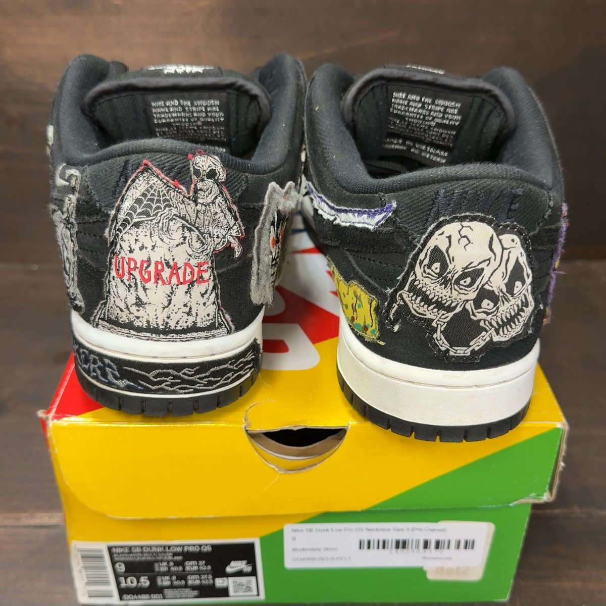 Nike SB Dunk Low Pro QS Neckface Size 9 (Pre-Owned) - aux