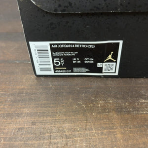 Jordan 4 Retro Thunder (2023) (GS) Size 5.5Y (Pre-Owned)