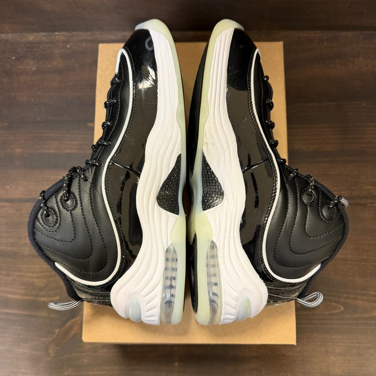 Nike Air Penny 2 Black Patent Football Grey Size 8.5 (Pre-Owned) - Image 5