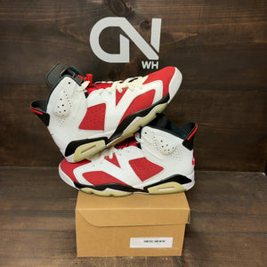 Jordan 6 Retro Carmine (2021) Size 10 (Pre-Owned) - Image 1