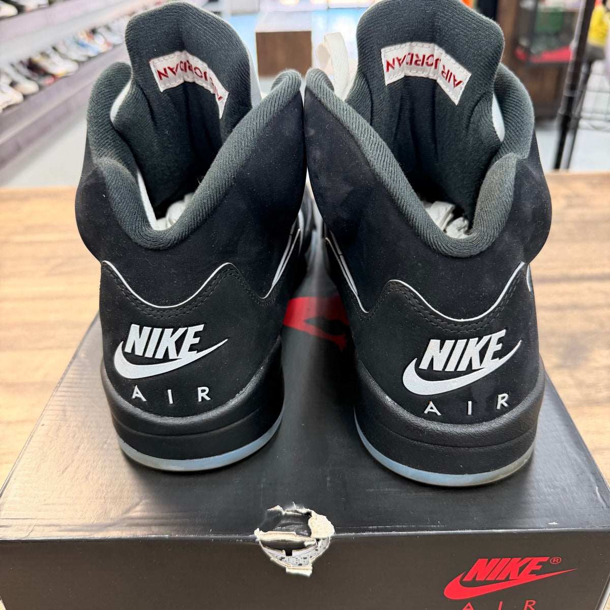 Jordan 5 Retro OG Black Metallic Reimagined Size 14 (Pre-Owned) - Image 4