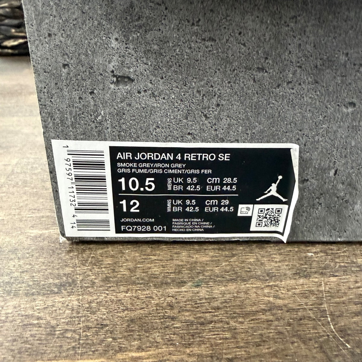Jordan 4 Retro SE Paris Olympics Wet Cement - Image 6