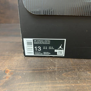 Jordan 4 Retro Rare Air (White Lettering) Size 13 (Pre-Owned) - Image 8