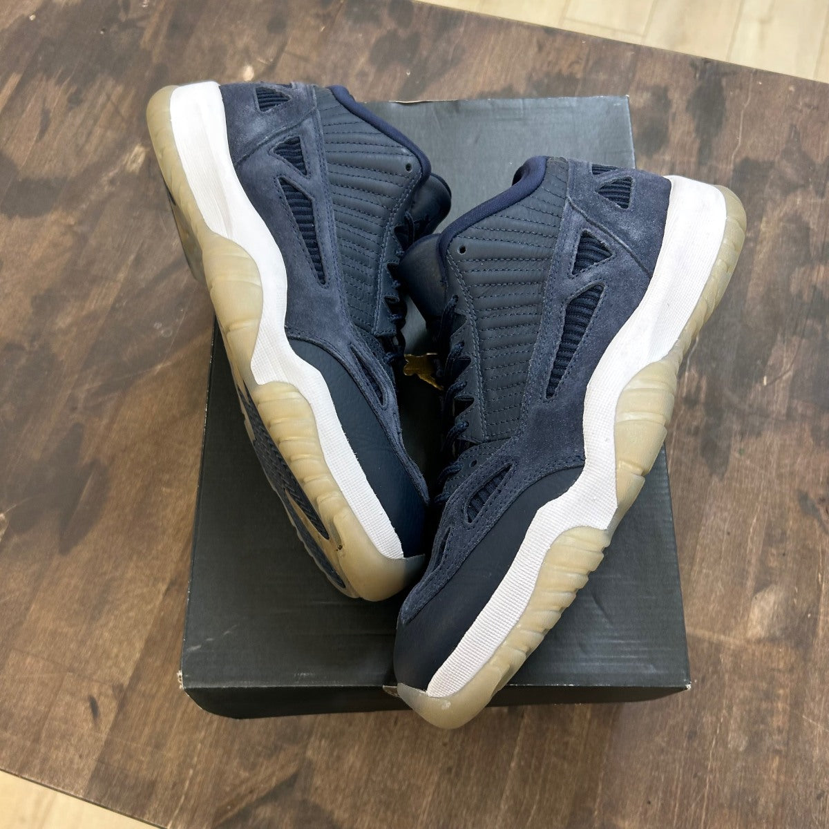 Jordan 11 Retro Low IE Obsidian - Image 1