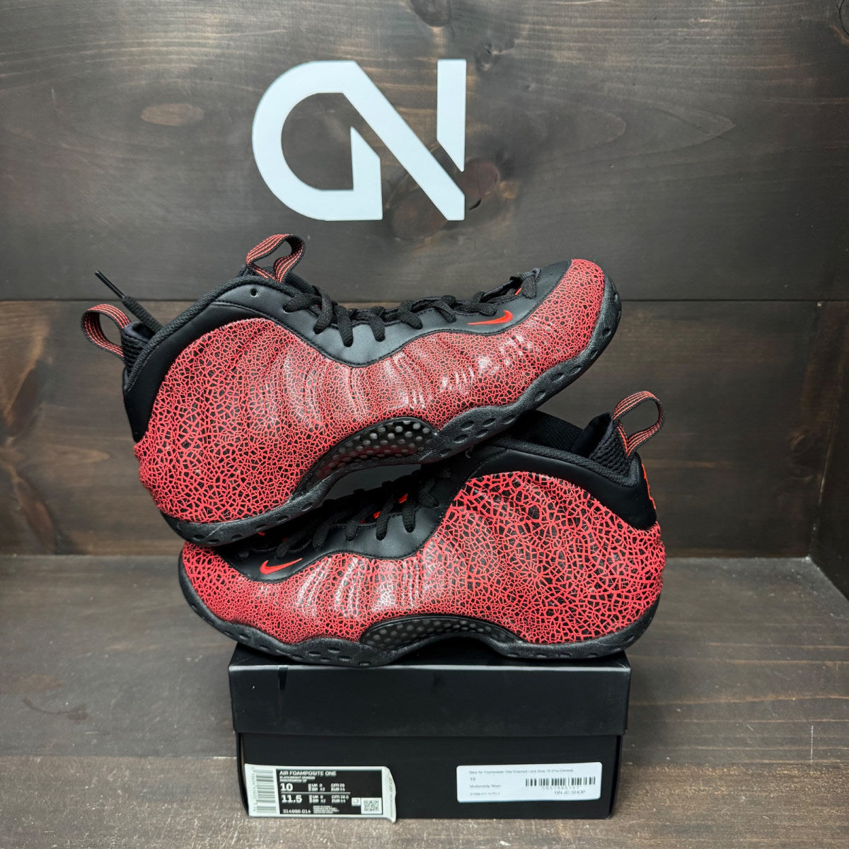 Nike Air Foamposite One Cracked Lava - Image 1