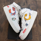 Nike Air Force 1 Mid Supreme NBA White - Image 1
