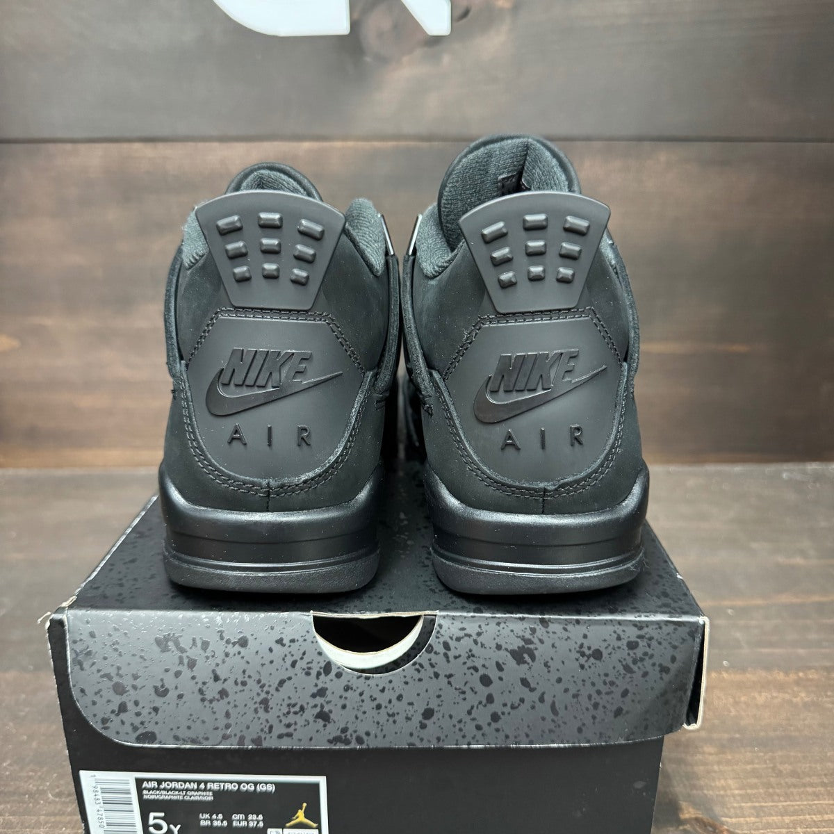 Jordan 4 Retro Black Cat (2025) (GS) - Image 5