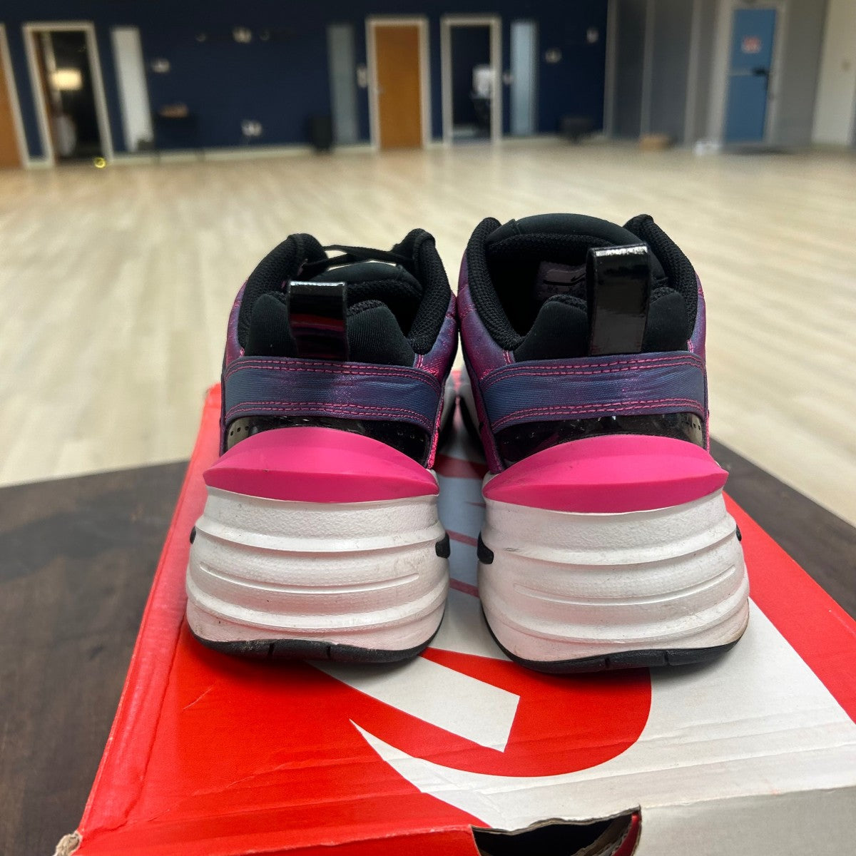 Nike M2K Tekno SE Laser Fuchsia (Women's) Size 10.5 (Pre-Owned) - Image 4