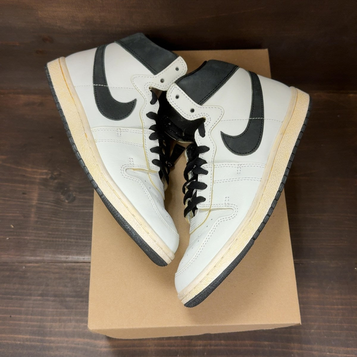 Nike Jordan Air Ship PE SP A Ma Maniére White Black Size 8 (Pre-Owned) - Image 2