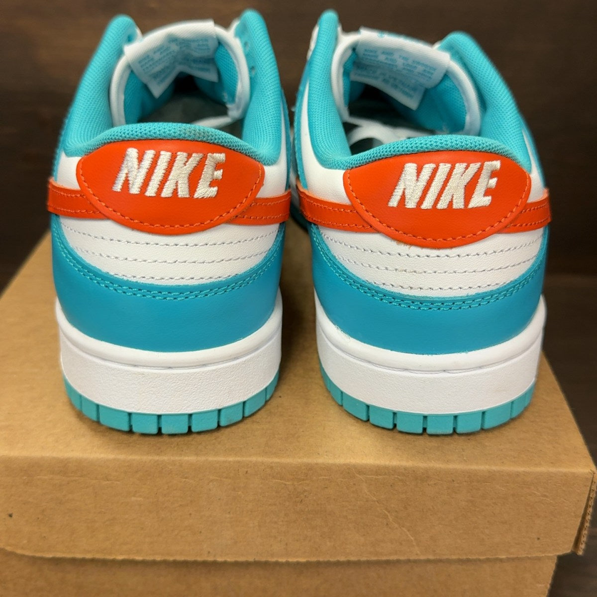 Nike Dunk Low Miami Dolphins Size 10.5 - Image 5