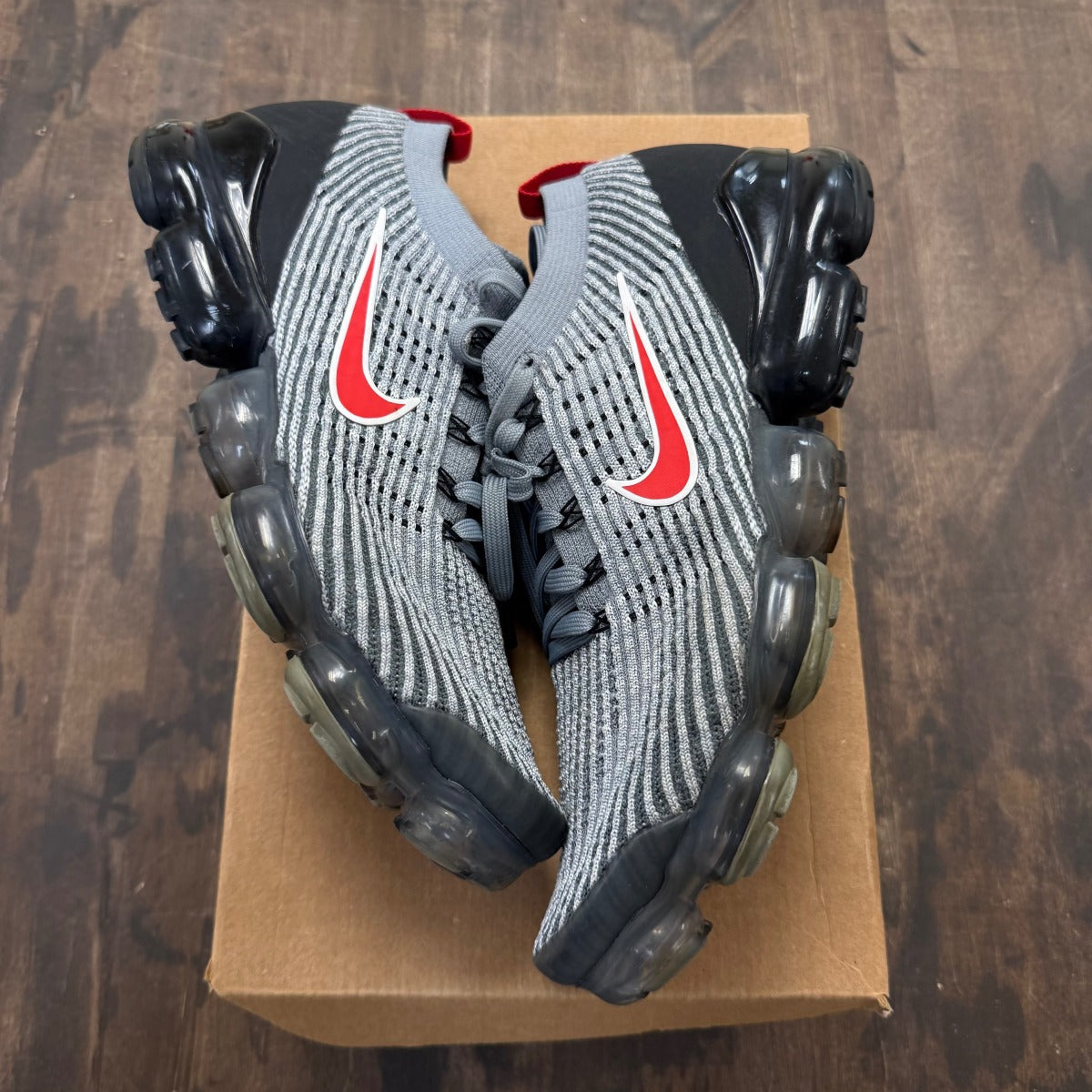 Nike Air VaporMax Flyknit 3 Particle Grey Size 11.5 (Pre-Owned) - Image 1