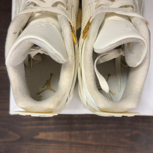 Jordan 4 Retro Metallic Gold (Women's) Size 11.5W (Pre-Owned) - aux
