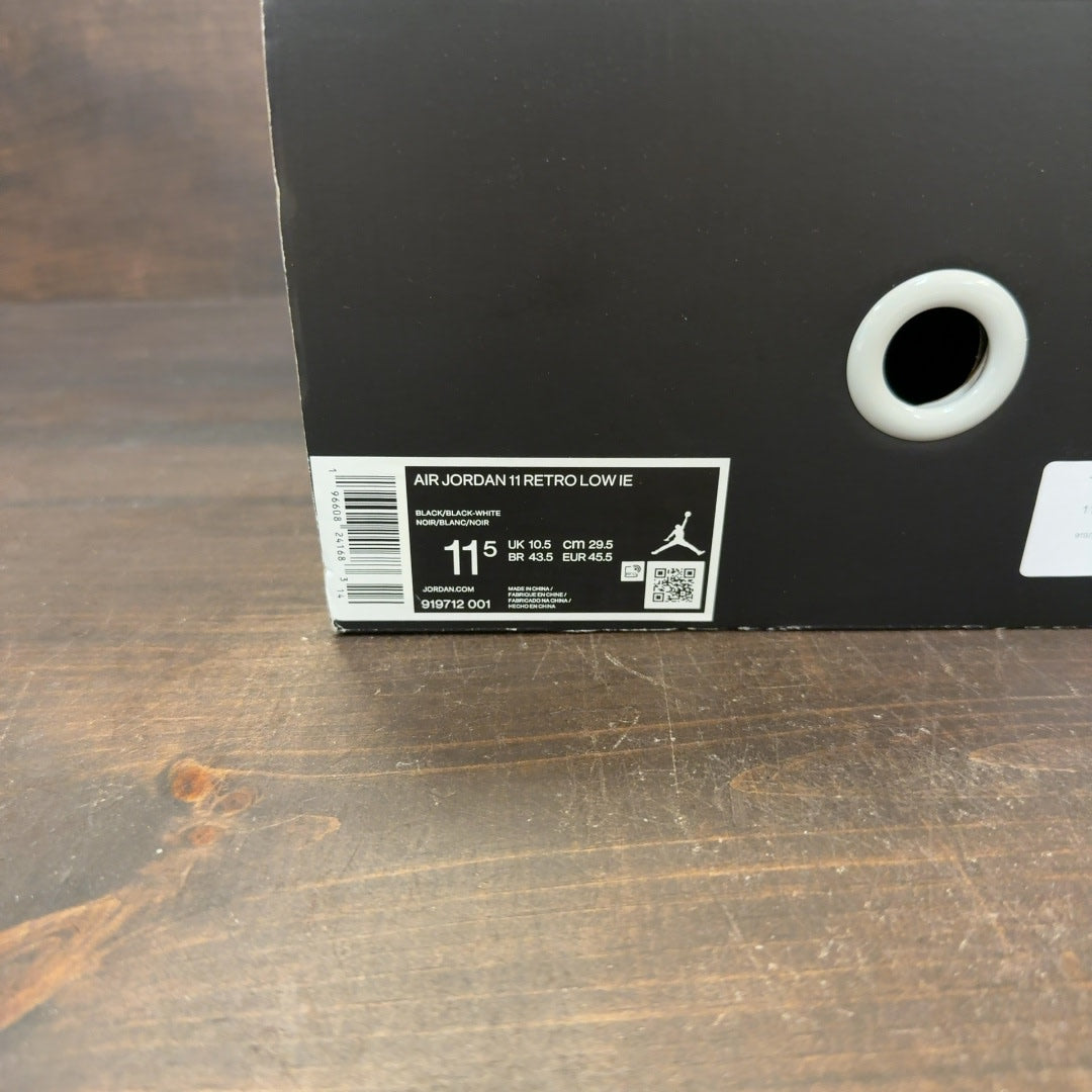 Jordan 11 Retro Low IE Craft Black White - Image 8