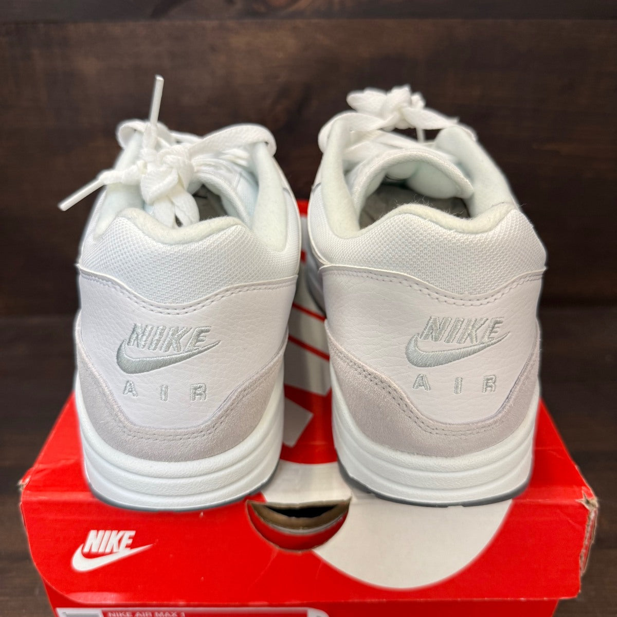 Nike Air Max 1 White Pure Platinum - Image 3