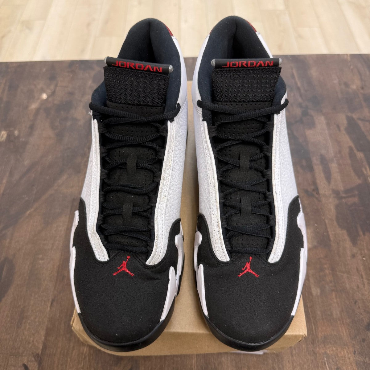 Jordan 14 Retro Black Toe (2024) Size 13 (Pre-Owned) - Image 5