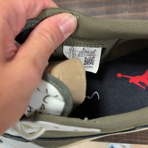 Jordan 1 Retro Low OG SP Travis Scott Medium Olive Size 10.5 (Pre-Owned) - aux