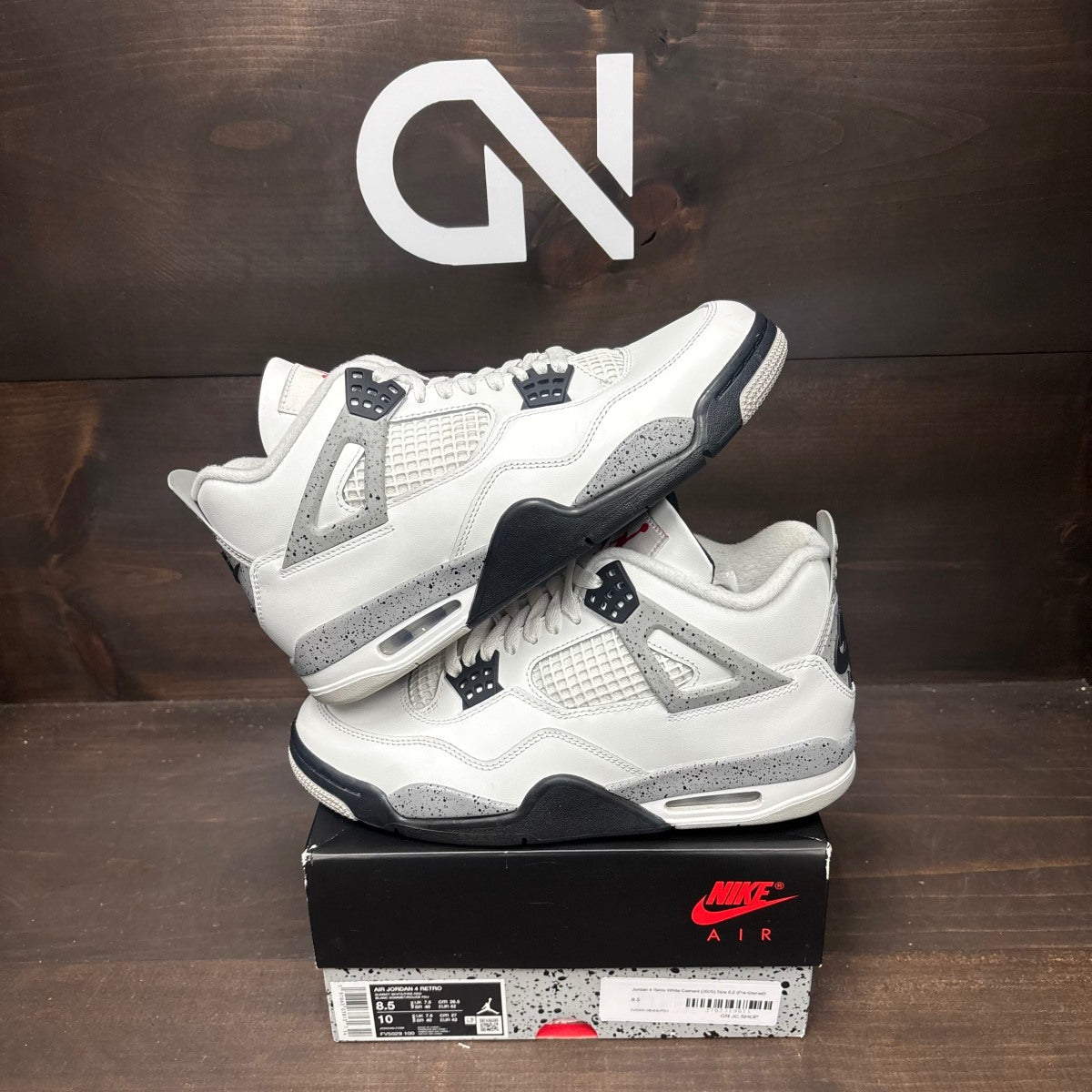 Jordan 4 Retro White Cement (2025) - Image 1